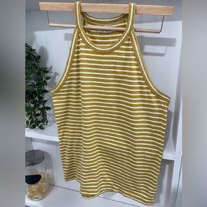 XL MADEWELL Time Off Striped Tank Top